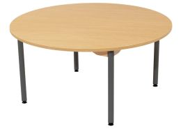 NOISE-REDUCING TABLE – METAL LEGS – Ø 120 cm circle