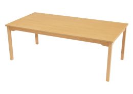 TABLE INSONORISÉE - PIÉTEMENT BOIS - Rectangle 160x80 cm