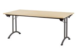 NOISE-REDUCING FOLDING TABLE - L: 160  - W: 80 cm