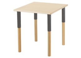 LAMINATED TABLE TOP With adjustable feet - 60 x 60 cm