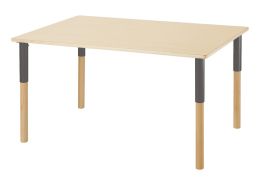 LAMINATED TABLE TOP With adjustable feet - 120 x 80 cm