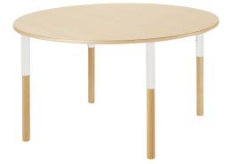 LAMINATED TABLE TOP With adjustable feet - Ø 120 cm