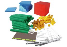 MAXI PACK Base 10 cube and learning sheets
