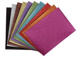 SHEETS OF PAPER Glittery SHEETS OF CARDSTOCK PAPER 280 g