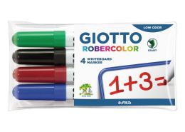 MARKERS WITH DRY WIPE INK Thick tip