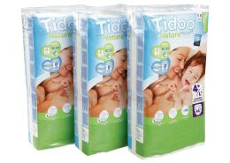 COUCHES JETABLES ÉCOLOGIQUES Tidoo 3 PACKS Taille 4+ - 9/20 kg