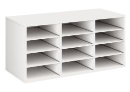 MELAMINE CABINET H: 51 cm - L: 105 cm 9 shelves