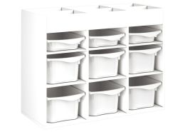 MELAMINE CABINET H: 81 cm - L: 105 cm 9 trays – 6 shelves