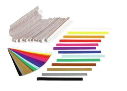 PAPER STRIPS Solid rainbow colours