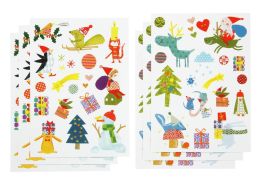 REPOSITIONABLE THEMED STICKERS Christmas
