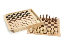 CHECKERS AND CHESS BOX