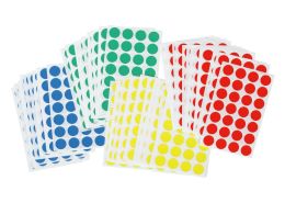RONDE STICKERS MAXISET MIDDELGROTE RONDE STICKERS