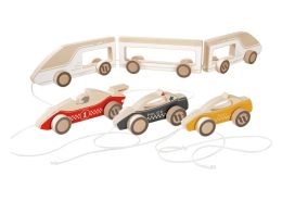 MAXI PACK OF PULL-ALONG VEHICLES