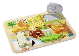 FIGURINE LIFT-OUT PUZZLES Zoo animals