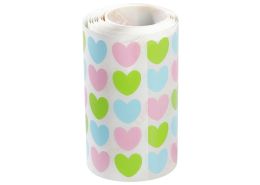 ROLL OF STICKERS Pastel colours