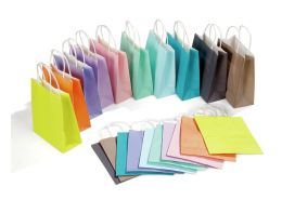 Colour KRAFT PAPER BAGS Medium size