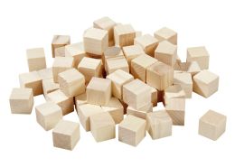 WOODEN CUBES TO DECORATE