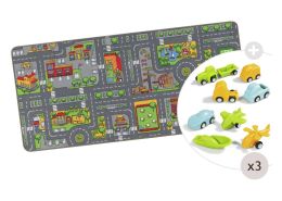 ROAD MAT MAXI PACK Small ROAD MAT with vehicles
