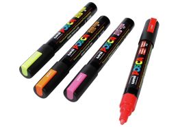 POSCA PAINT MARKERS Medium tip (tapered) – Fluo