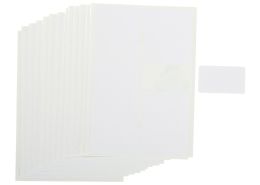 PERMANENT ADHESIVE LABELS<br />100% recycled White: L: 6.5 cm – W: 3...