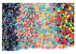 MIXED CYLINDRICAL BEADS
