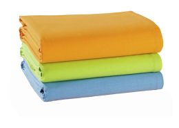 100% STABILISED COTTON BED LINEN Fitted sheet
