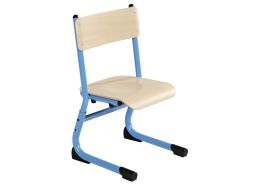 ADJUSTABLE TABLE-STACKABLE METAL CHAIR Size 1 to 2