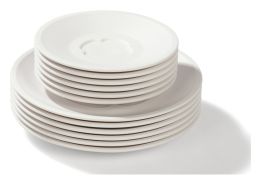 HIGH QUALITY DINNER SET Set of 6 plates and 6 saucers