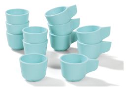 HIGH QUALITY DINNER SET Set of 6 glasses and 6 cups