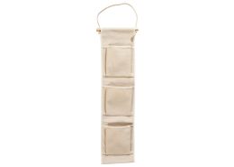 FABRIC WALL POCKET TIDY 3 compartments