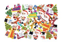ULTRA-GIANT THEMED STICKERS Merry Christmas