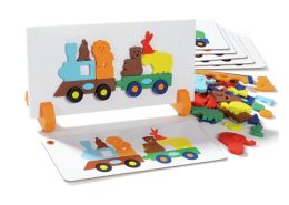 MAGNETIC ASSOCIATION GAME The animal train