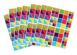GEOMETRIC STICKERS Squares and triangles
