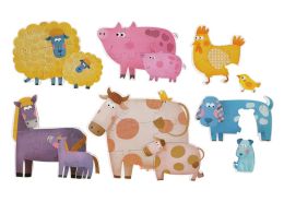 Farm animals and their young PROGRESSIVE PUZZLES