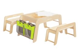 Creativ MULTI-ACTIVITY TABLE + Nomad pockets + 2 benches