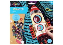 SCRATCH ART CARDS Space
