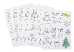 Christmas COLOUR-IN STICKERS