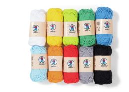 Cotton BALLS OF THREAD Bright colours