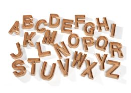 MAXI PACK OF HOLLOW LETTERS TO DECORATE