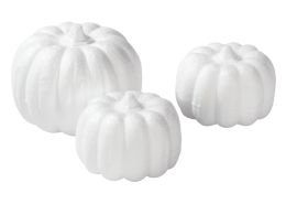 POLYSTYRENE PUMPKINS TO DECORATE