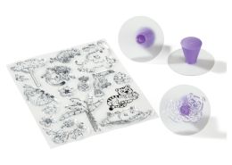 MAXI PACK REMOVABLE TRANSPARENT JUNGLE STAMPS