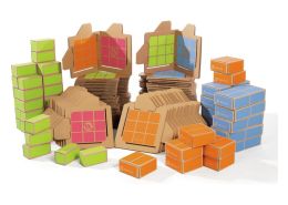 Briques de construction géantes en carton pour la motricité enfants