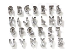 STAINLESS STEEL CUTTERS Alphabet