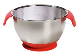 STAINLESS STEEL SALAD BOWL WITH SUCTION CUP Ø 17 cm