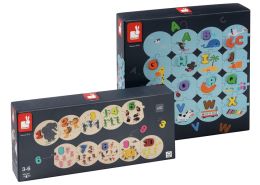 Alphabet and numbers LIFT-OUT PUZZLES MAXI PACK