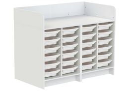 KAZÉO CHANGING TABLE 140 cm 24 single stop-containers