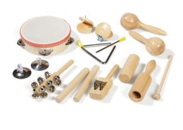 SET OF 10 PERCUSSION INSTRUMENTS