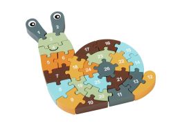 Snail NUMBERS AND LETTERS PUZZLE