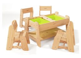 Elements S1-2 EXPLORATION TABLE + 4 CHAIRS
