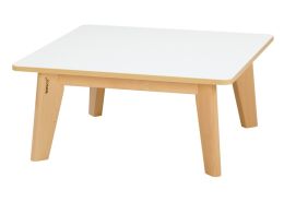 TABLE PLATEAU STRATIFIÉ NATURE - Carré 80x80 cm